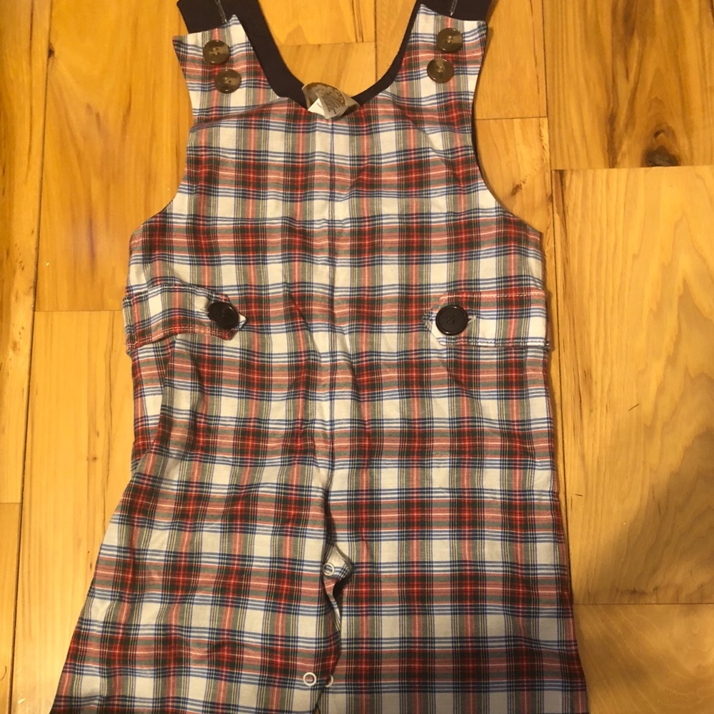The Beaufort Bonnet tartan overalls